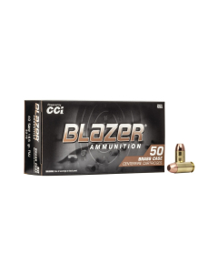 CCI Blazer Brass .40 S&W 165 Grain FMJ Ammunition 50RD - 5210