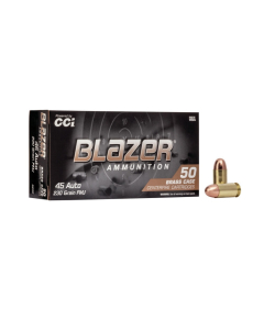 CCI Blazer Brass .45 Auto 230GR  FMJ Ammunition 50RD 5230