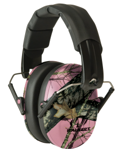 Walkers Pro Low Profile Passive Muff 22 dB, Mossy Oak/Pink - GWPFPM1PKMO