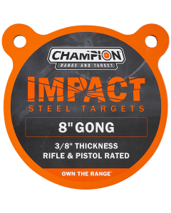 Champion Targets Center Mass AR500 Steel Rifle Hanging Target, 8" - 44903