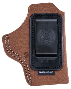 Bianchi 6C IWB Tan Leather Belt Clip Holster Fits 2" Barrels/Ruger/Colt Charter Arms, Right Hand - 10380