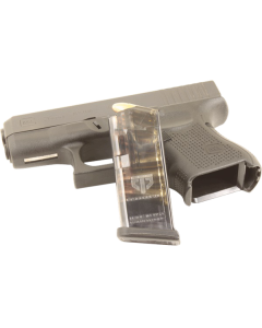 ETS Group Pistol Mags 10 RD 9mm Luger for Glock 26 Gen1-5, Clear - GLK26