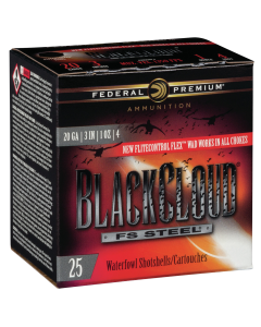 Federal Black Cloud 20 Gauge 25 RD, 3" Shotshell Steel Loads PWBX2094