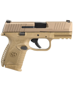 FN 509 Compact 9mm Flat Dark Earth Pistol 3.7" 12+1/15+1RD  66-100818