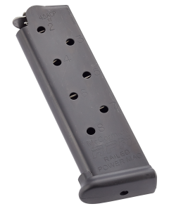 CMC Products Power Mag Railed 8 RD 45 ACP Magazine for 1911 Government - MRPM45FS8B