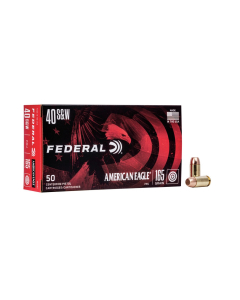 Federal American Eagle .40 S&W 165GR FMJ Ammunition 50RD AE40R3