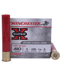 Winchester Super-X .410GA 3" #6 Shot Shells 25RD X4136