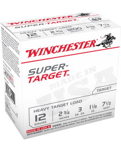 Winchester Super-Target 12GA 2-3/4" #7.5 Shot 25RD TRGT12M7