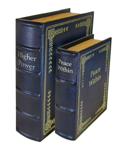 Peace Keeper Diversion Book Set Front Panel Entry, Holds 2 Handguns - DB2BLK