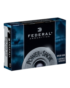 Federal Power-Shok Rifled Slug 328gr 20 Gauge 5 Round F203 RS