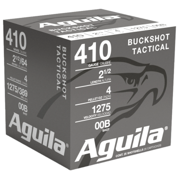 Aguila Buckshot 410 Gauge,  25 RD, 2.5