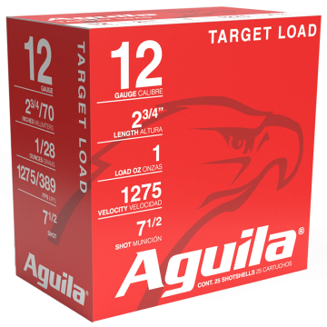 Aguila Target Load 12 Gauge 25 RD, 2.75