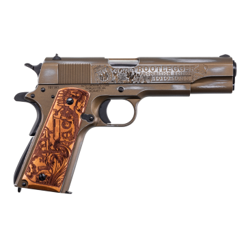 Auto Ordnance 1911 45 ACP SAO, Distressed Burnt Bronze Cerakote 5