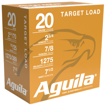 Aguila Target Load 20 Gauge 25 RD, 2.75