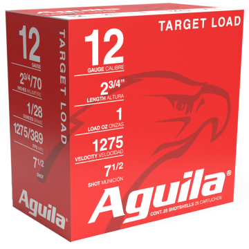 Aguila Target Load 12 Gauge 25 RD, 2.75