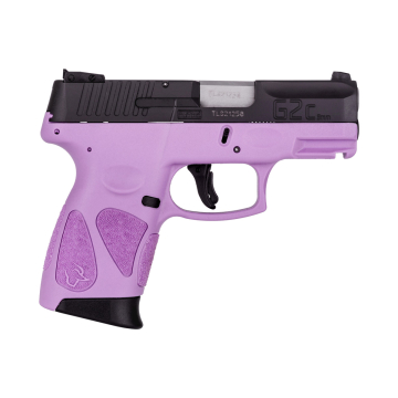 Taurus G2C 9mm Pistol 1-G2C931-12LP Light Purple/Black 12+1 3.25