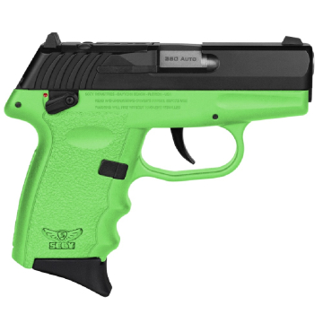 SCCY CPX-4 Gen3 .380 ACP Lime Green, Red Dot Ready Pistol 3