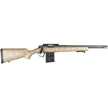 Christensen Arms Ridgeline Scout 6mm ARC Bolt Action, Tan Rifle With Black Webbing 16