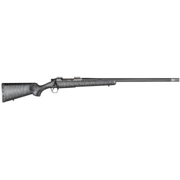 Christensen Arms Summit TI .300 Win Mag Black, Bolt Action Rifle With Gray Webbing 26