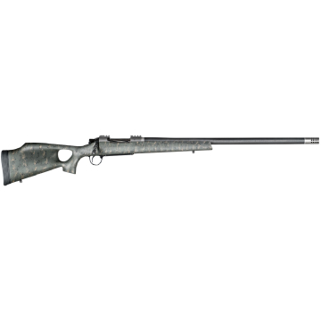 Christensen Arms Summit TI 28 Nosler Green, Bolt Action Rifle With Black/Tan Webbing 26