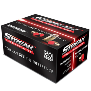 Ammo Inc. Streak Visual 9mm 124GR TMC Ammunition 20RD - 9124TMC